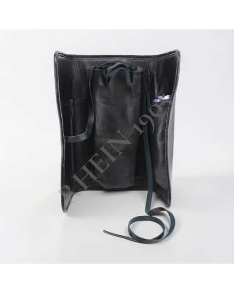 PIPE BAG BLACK SHEEP LEATHER — Rhein 1905