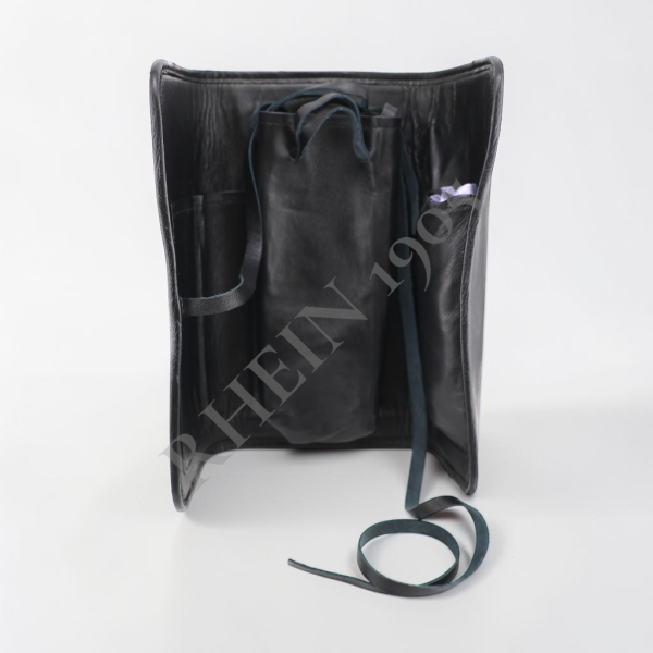 PIPE BAG BLACK SHEEP LEATHER — Rhein 1905