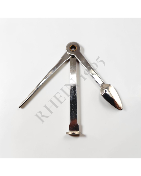 PIPE TOOL METAL CHROME — Rhein 1905