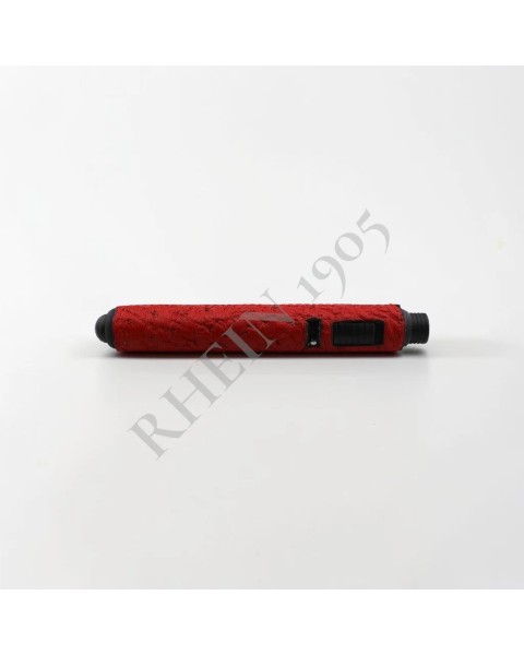 RHEIN LIGHTER WITH CROCODILE LEATHER RED — Rhein 1905