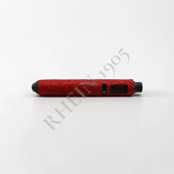 RHEIN LIGHTER WITH CROCODILE LEATHER RED — Rhein 1905