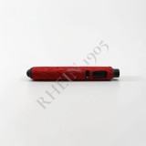 RHEIN LIGHTER WITH CROCODILE LEATHER RED — Rhein 1905