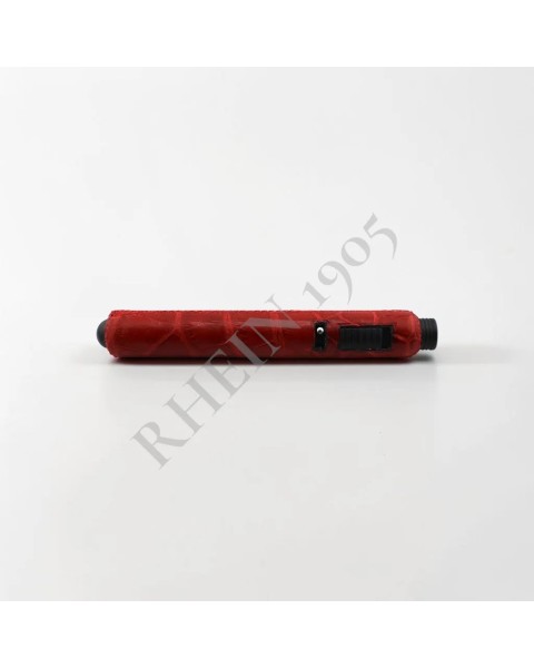 RHEIN LIGHTER WITH OSTRICH LEATHER RED — Rhein 1905