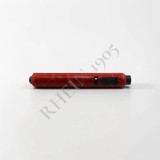 RHEIN LIGHTER WITH OSTRICH LEATHER RED — Rhein 1905