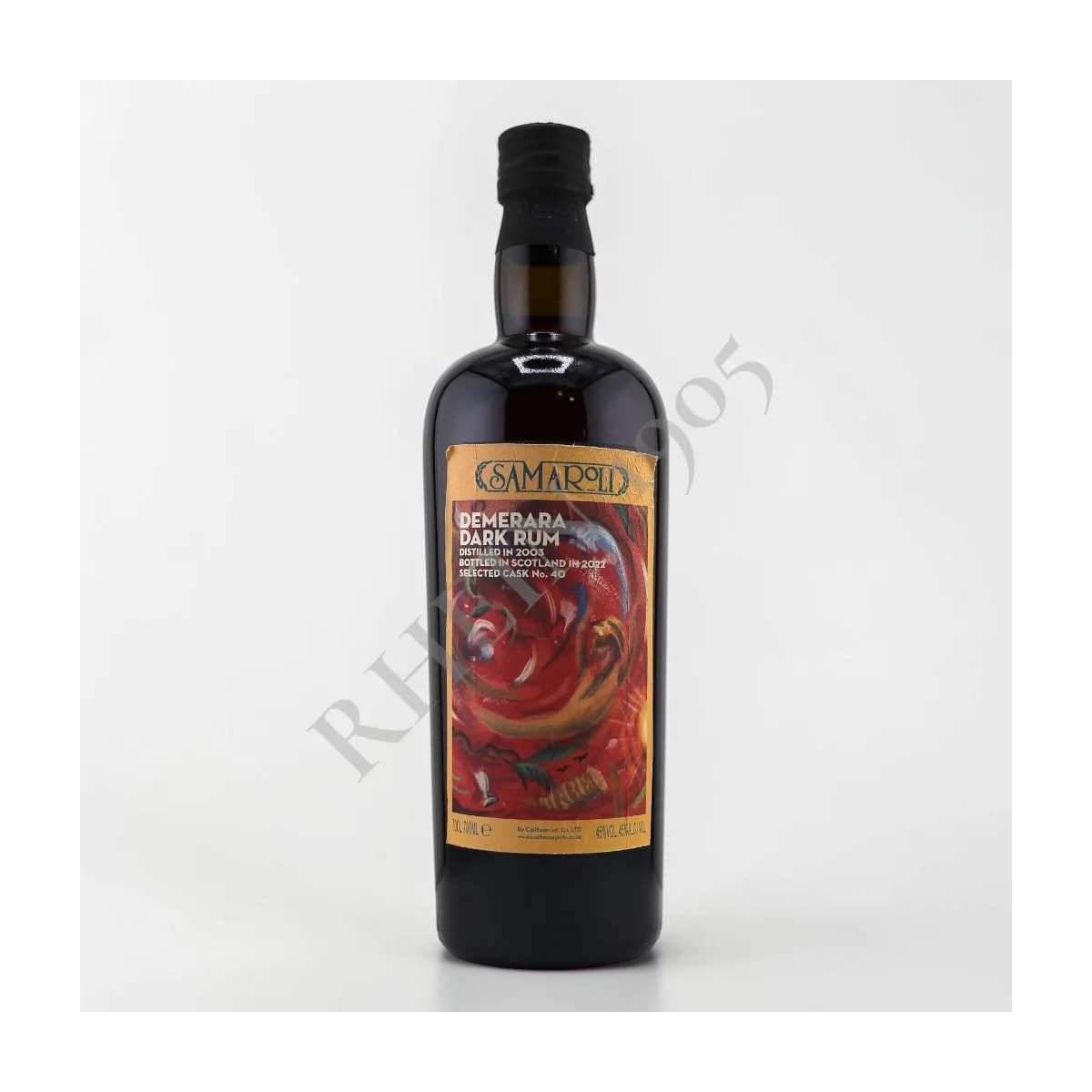 SAMAROLI DEMERARA DARK DIAMOND RHUM 2003/2022 19 ANS SINGLE CASK 40 — Rhein 1905