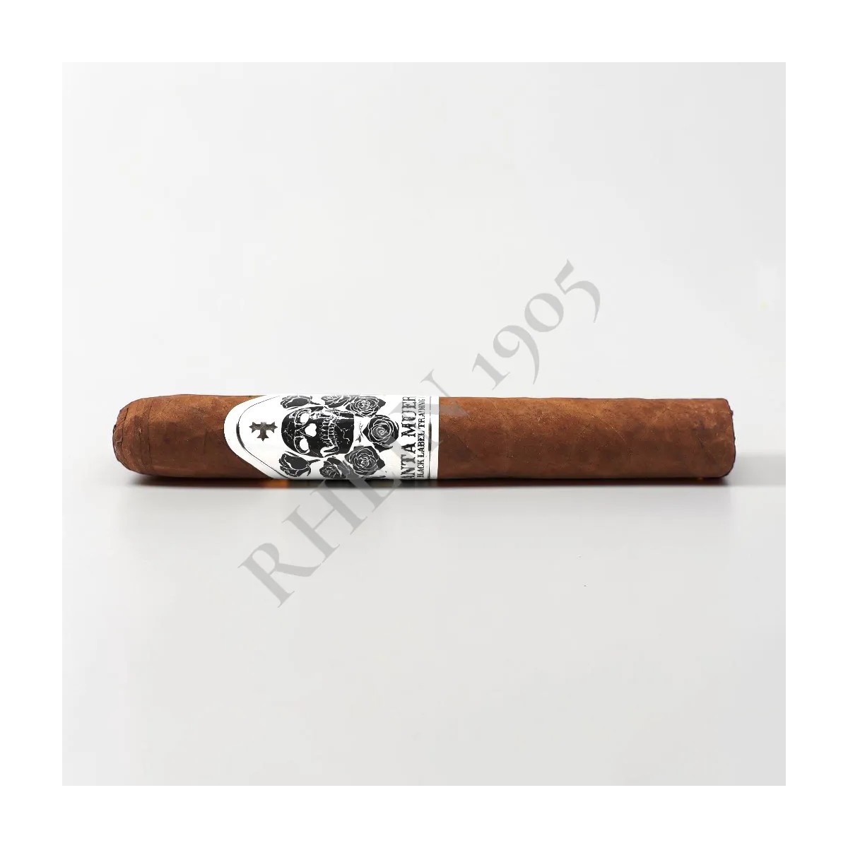 BLACK LABEL SANTA MUERTE CORONA GORDA 5,5X48 — Rhein 1905